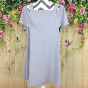 Topshop Lavender Off Shoulder Dress Size 8
